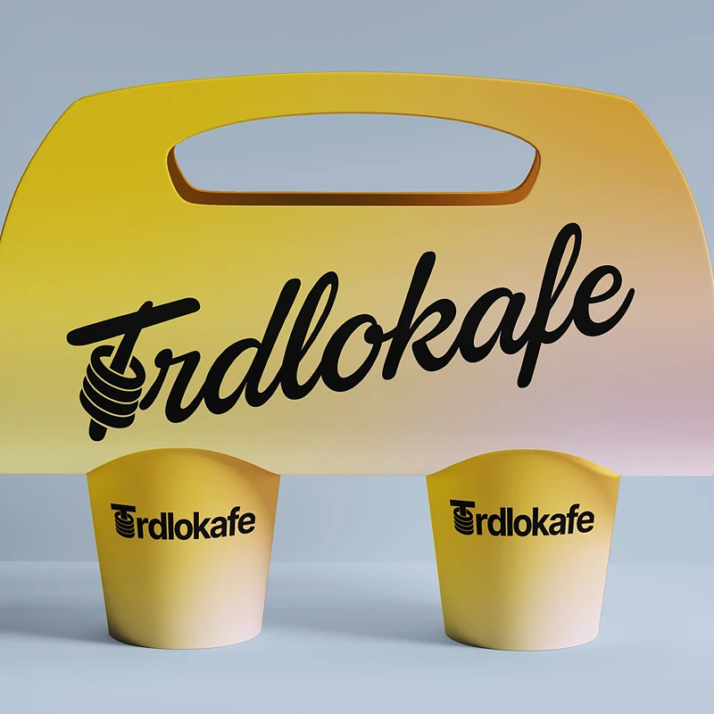 Nosič kelímků Trdlokafe